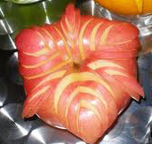 Корзиночка из яблока 